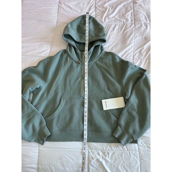 New Lululemon Scuba Oversized Half Zip Hoodie XL/ XXL Crater Blue/Gold NWT - Picture 2 of 11